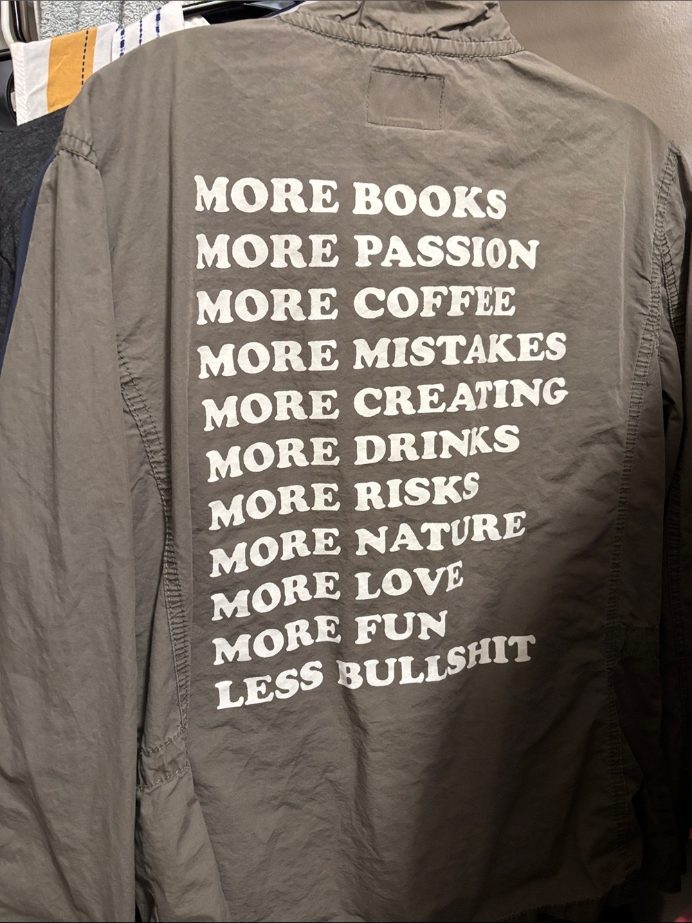 JV by Jac Vanek “More Books Less Bullshit” Military Utility Jacket